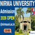 Nirma University Admission Open for Session 2026; Check Course-Wise Dates Here